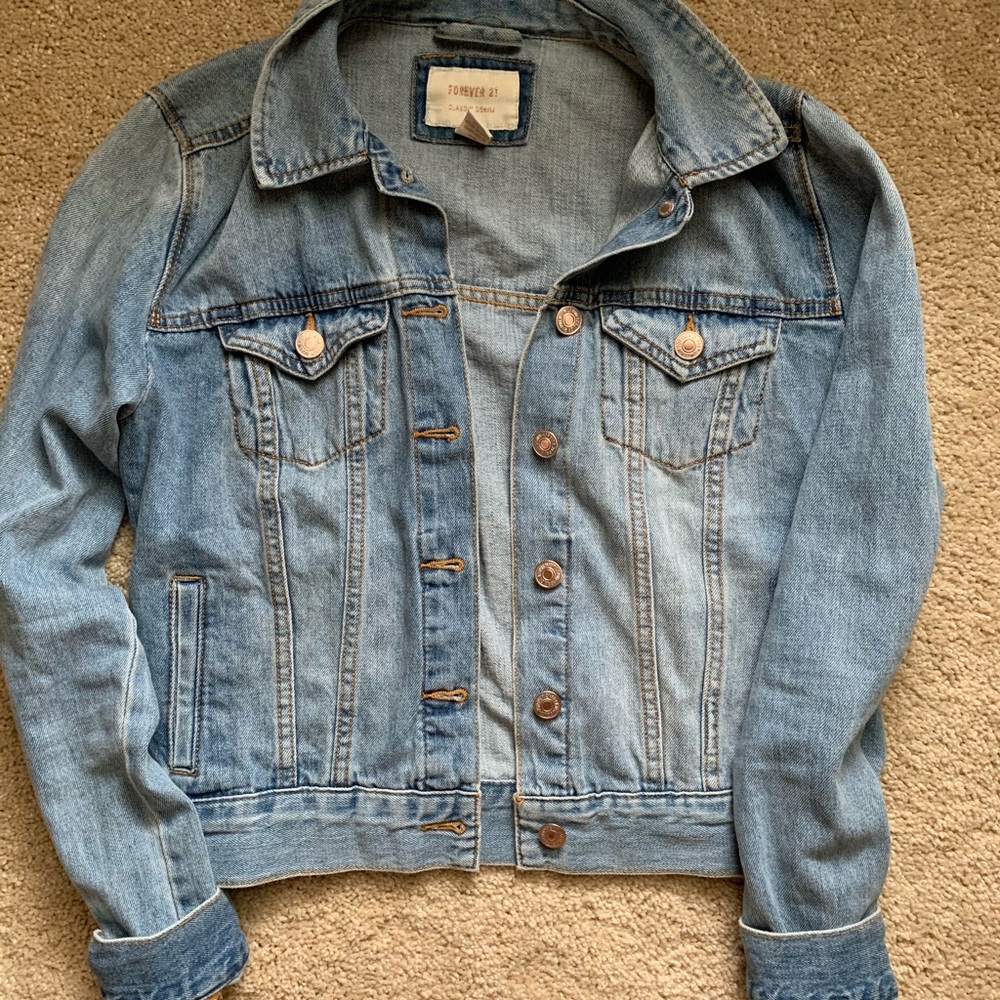 Forever 21 Washed Denim Jacket
